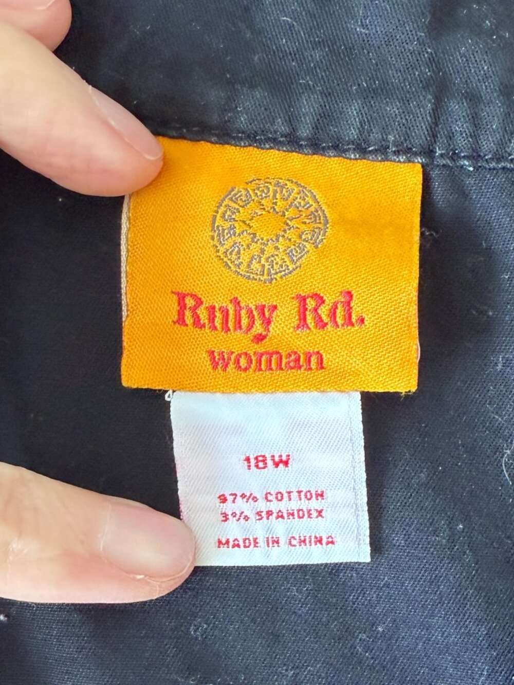 Ruby Rd Black Spring Jacket 18W - Picture 5 of 5